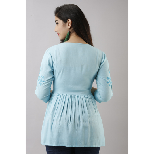 Nayi Nazar Skyblue Top