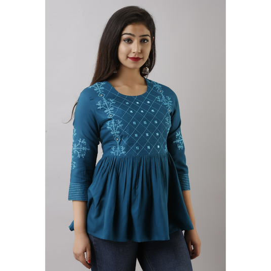 Nayi Nazar Blue Top