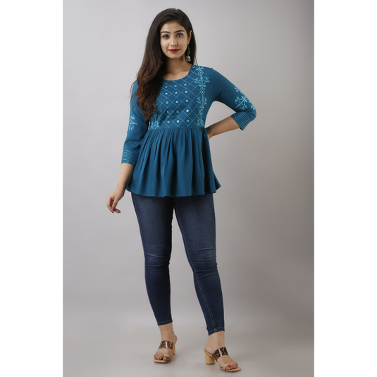 Nayi Nazar Blue Top