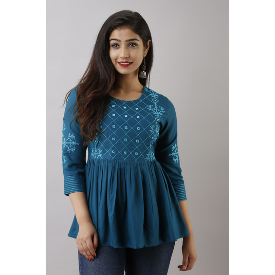 Nayi Nazar Blue Top