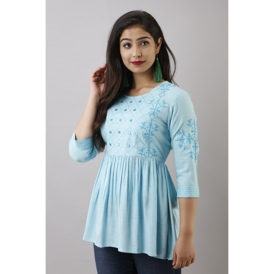 Nayi Nazar Skyblue Top