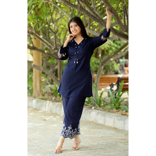 Nayi Nazar Blue Co-Ord Set