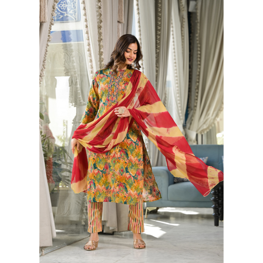 Nayi Nazar Multicolor Suit Set