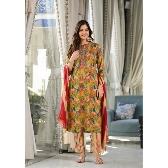 Nayi Nazar Multicolor Suit Set