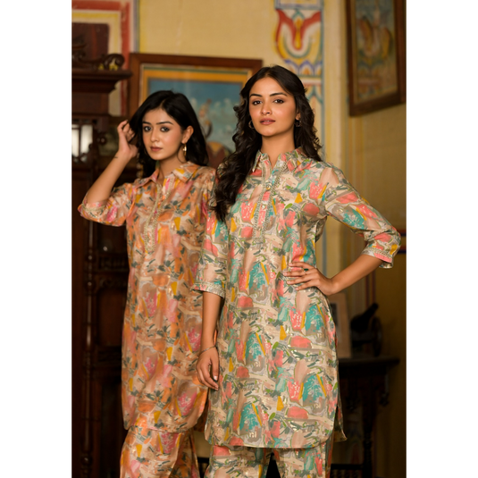 Doodle Hearts Kurta Set