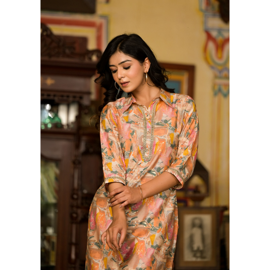 Doodle Hearts Kurta Set
