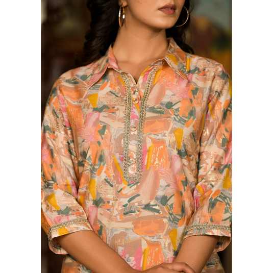 Doodle Hearts Kurta Set