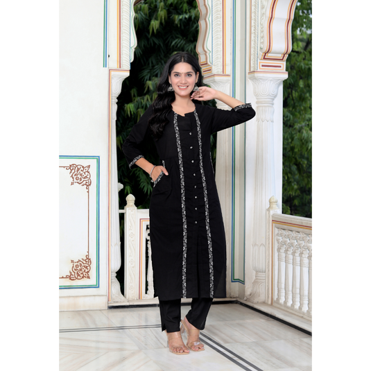 Nayi Nazar Black Co-Ord Set