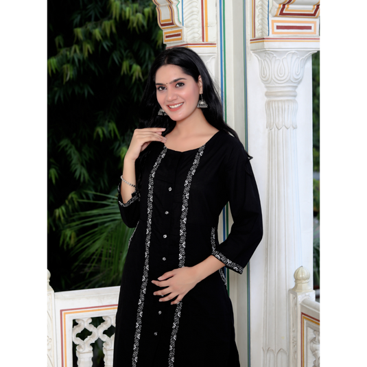 Nayi Nazar Black Co-Ord Set