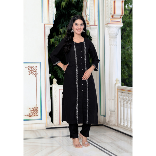 Nayi Nazar Black Co-Ord Set