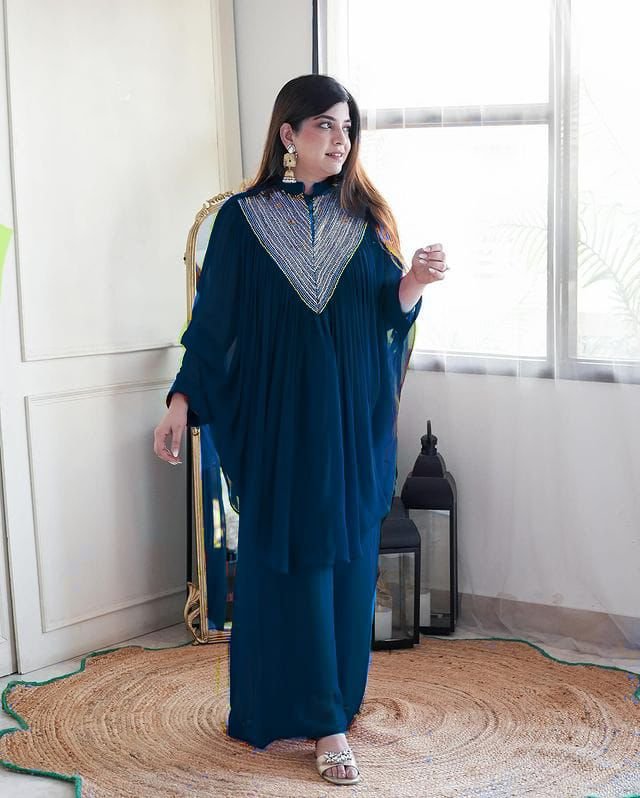 Midnight Crystal Kaftan Co-Ord Set
