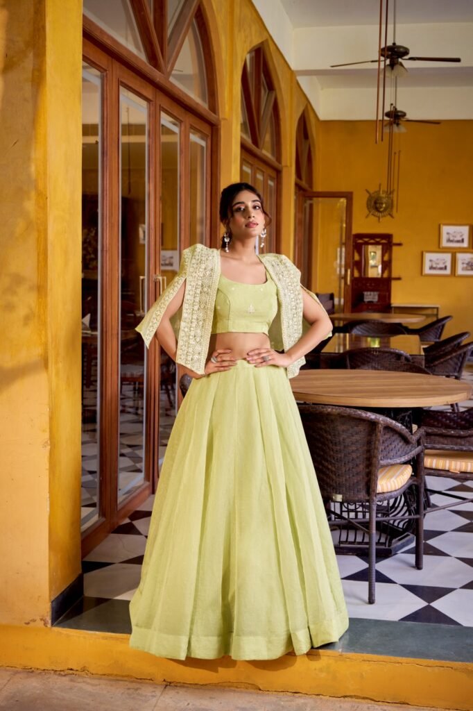 Sage Elegance Lehenga Set