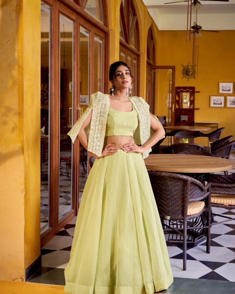 Sage Elegance Lehenga Set