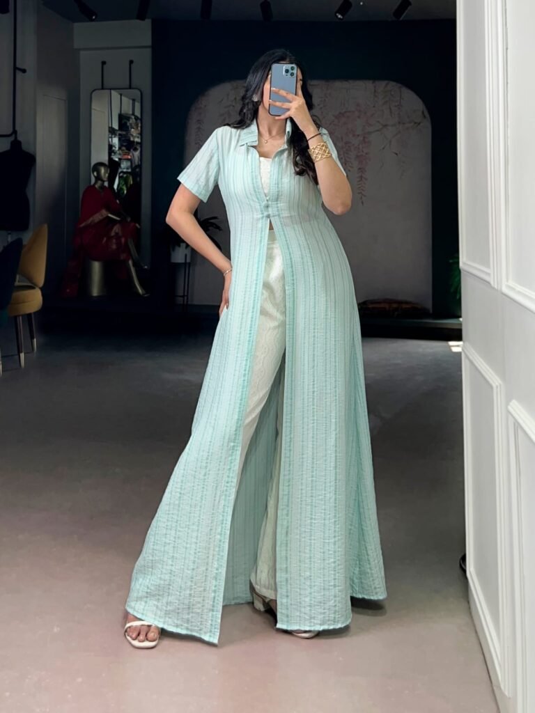 Mint Green Layered Co-Ord Set