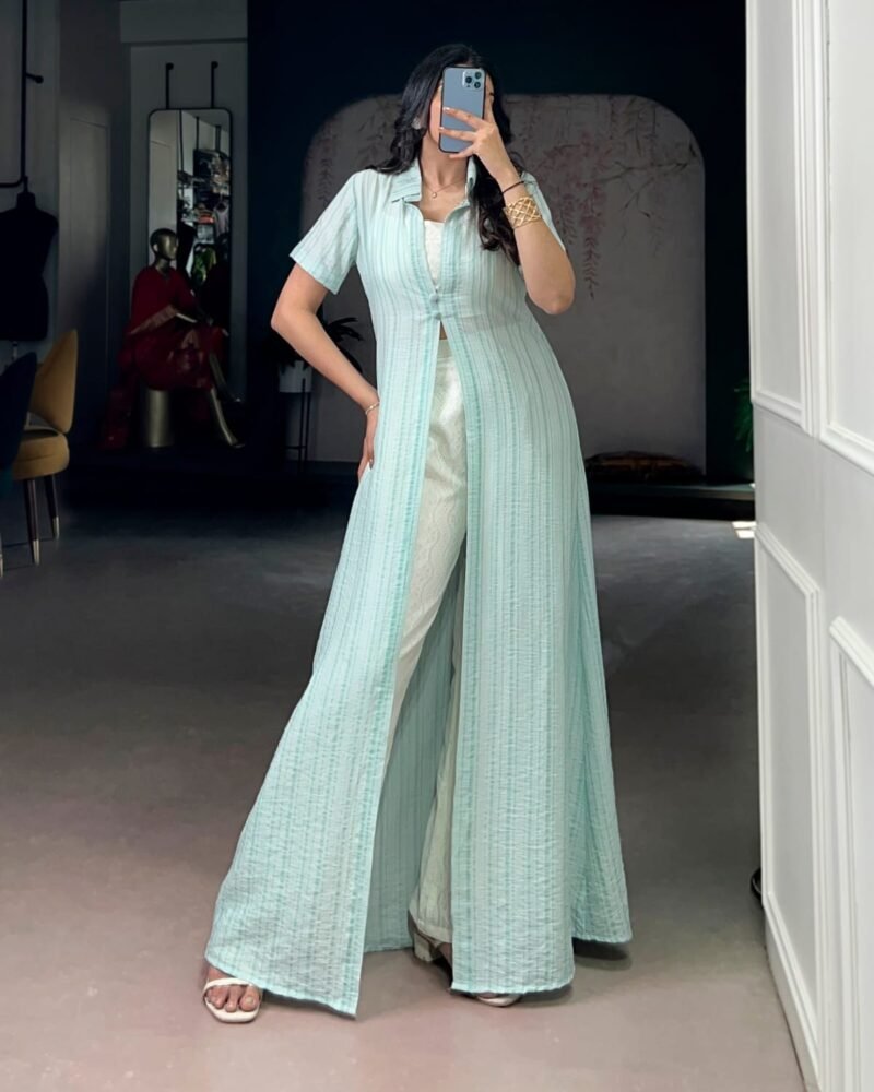 Mint Green Layered Co-Ord Set